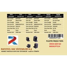 Rafsteel Plastik Ölçekli Tapa RS869391PT214 / 50 Adet