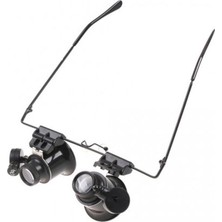 Ne Verelim Size Gözlük Model Çıft LED Aydınlatma Saat Onarımı Için Harika Büyüteç