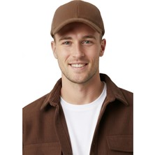 Rizzup Erkek Kahve Fitilli Kadife Şapka – Günlük Kullanıma Uygun Ayarlanabilir Kep Model 2617782