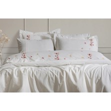 Şaheser Home Collection Amber %100 Pamuk Nakışlı Nevresim Takımı Çift Kişilik