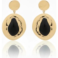 14K Çelik Üzeri Altın Kaplama Sallantılı Mng Küpe