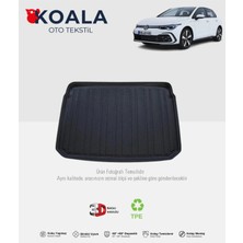 Volkswagen Golf 8 Hatchback (Üst Bagaj) (2021 ve Sonrası) 3D Bagaj Havuzu