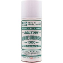 Mr. Hobby 170 Ml. Aqueous Surfacer 1000 Beyaz Sprey Astar Maket Boyası, Mr.hobby B612