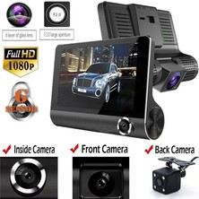 LTG Nova 4 Inç Araç Içi Kamera Kaydedici Çift Ön ve Arka Hd 1080P Gece Görüşlü Araç Kamerası