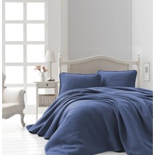 Şaheser Home Collection Liv Jakarlı Yatak Örtüsü Seti, Minimal Desenli %100 Pamuk Jakarlı Kumaş, 3 Parça Yatak Örtüsü Takımı