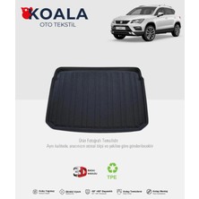 Seat Ateca 4x4 (2017 ve Sonrası) 3D Bagaj Havuzu