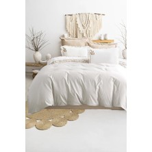 Şaheser Home Collection Nova Nakışlı Nevresim Takımı %100 Pamuklu Doğal Yaprak Desenli