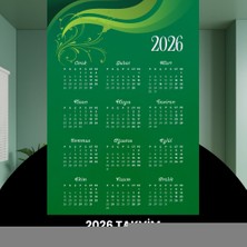 Ne Verelim Size Takvim 2026 Premium A3 300 gr Dijital Baskı Yeşil