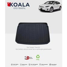 Tesla Model x (5 Koltuk) (2015 ve Sonrası) 3D Bagaj Havuzu