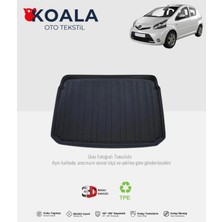 Toyota Aygo (2005-2014) 3D Bagaj Havuzu