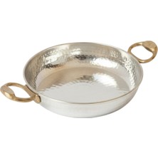 Moda Bakır Bakır Tava Iç Dış Kalaylı 27 cm