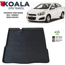 Chevrolet Aveo Sedan 2011 Sonrası 3D Uyumlu Bagaj Havuzu