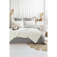 Şaheser Home Collection Eva Çeyiz Seti – Modern Çizgilerle Tasarlanmış %100 Pamuk Jakarlı 6 Parça Yatak Odası Takımı