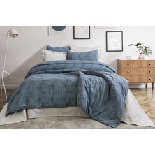 Şaheser Home Collection Astrid Jakarlı Nevresim Takımı %100 Pamuk Çift Kişilik Geometrik Dokuma Nevresim Seti