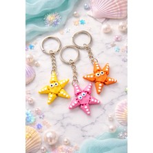 Otscraft Studio Renkli Eklemli Deniz Yıldızı Anahtarlık Eğlenceli Oyuncak