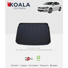 Volkswagen Polo (Comfortline-Highline) (Üst Bagaj) (2018 ve Sonrası) 3D Bagaj Havuzu