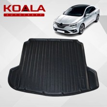 Megane 4 Sedan Uyumlu (Çift Kulaklı) (2016 ve Sonrası) 3D Bagaj Havuzu