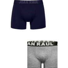 Rizzup Lacivert-Gri Büyük Beden Erkek Boxer 2’li Set – Premium Konfor – Likralı Yapı 2603115