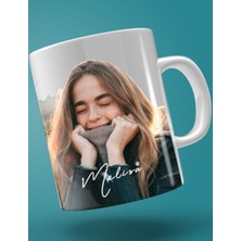 spldizayn Kişiye Özel Fotoğraf ve Isim Baskılı Kupa Bardak