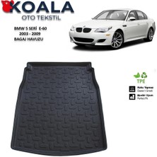 Bmw 5 Seri (E60) Kasa 2003 - 2009 3D Bagaj Havuzu Uyumlu