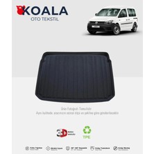 Volkswagen Caddy Combi Koltuklu Van (2004-2010) 3D Bagaj Havuzu