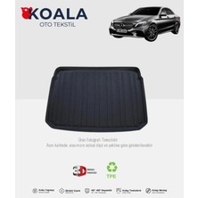 Mercedes C Serisi Sedan W205 (Rampalı ve Kulaklı Model) (2014-2020) 3D Bagaj Havuzu