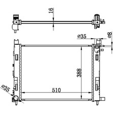 Oris Xmpdby Radyatör Captur-Logan Ii-Sandro Ii 1.5dci-Clio Iv-Captur-Logan Ii-Lodgy-Sandro Ii 0.9tce-1.2tce 13 Brazing