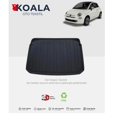 Fiat 500C (2008 ve Sonrası) 3D Bagaj Havuzu