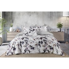 Şaheser Home Collection Sevilla %100 Pamuklu Çift Kişilik Dijital Baskılı Saten Nevresim Takımı 300 Tc
