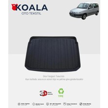 Citroen Berlingo Combi Koltuklu Van (1998-2008) 3D Koala Bagaj Havuzu