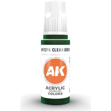 Ak Interactive 11216, 17 Ml. 3gen Şeffaf Yeşil Maket Boyası