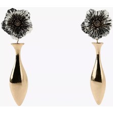 Çelik Zr Tasarım Special Çiçek Küpe