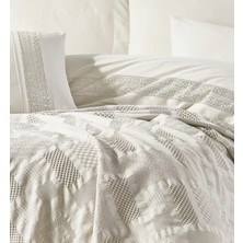 Şaheser Home Collection Freya Çeyiz Seti-Doğal Jakarlı Dokuma %100 Pamuk, Rustik ve Sade Şıklığıyla 6 Parça Yatak odası seti