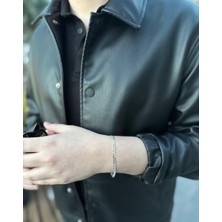 Barlı Model Gümüş Bileklik