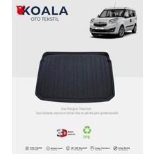 Opel Combo Koltuklu Van (2019 ve Sonrası) 3D Bagaj Havuzu