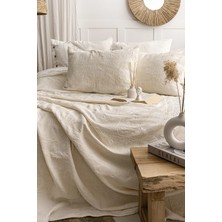 Şaheser Home Collection Italo Jakarlı Yatak Örtüsü Seti, Klasik Dokulu, %100 Pamuk Jakarlı Kumaş, 3 Parça Yatak odası takımı