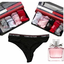 Tommy Hilfiger Premium 5'li Tanga+Parfüm S - Çok Renkli