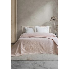 Şaheser Home Collection Agnes Jakarlı Yatak Örtüsü Seti – Çift Kişilik, %100 Pamuk Dokuma