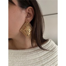 Çelik Vintage Pulin Küpe