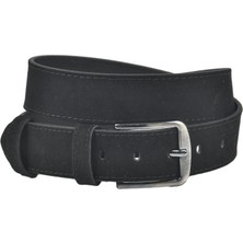 Rizzup Erkek Siyah 4 cm Eninde Süet Kemer Suni Süet Spor Kemer 2402643