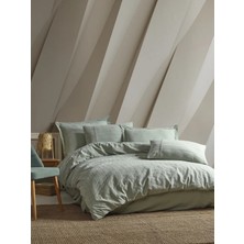 Şaheser Home Collection Jasmin Jakarlı Nevresim Takımı, %100 Pamuk Dantel Detaylı, Jakarlı Dokuma, Pamuklu Nevresim Seti