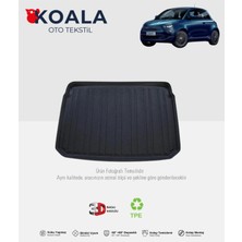 Fiat 500 E (2021 ve Sonrası) 3D Bagaj Havuzu