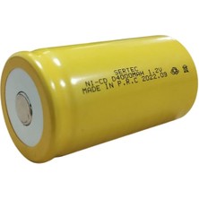 Ne Verelim Size 1.2V 4000 Mah - D Büyük Boy - Ni-Cd Şarjlı Pil - (Başsız / Flat Head)