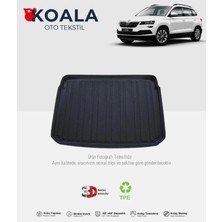 Skoda Karoq (2017 ve Sonrası) 3D Bagaj Havuzu