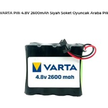 Ultramax Varta Pilli 4.8V 2600MAH Siyah Soket Oyuncak Araba Pili