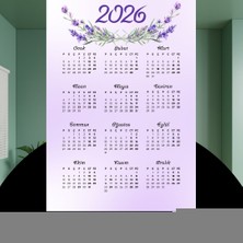Ne Verelim Size Takvim 2026 Premium A3 300 gr Dijital Baskı Lavanta
