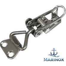 Marinox 316 Paslanmaz Gerdirme Ayarlı Mandallı Kilit | Tekne Kapak Kilidi