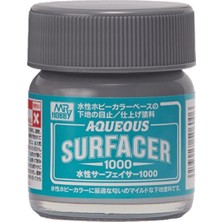 Mr. Hobby 40 Ml. Aqueous Serisi Surfacer 1000 Gri Astar Maket Boyası, Mr.hobby HSF01