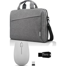 Lenovo 300 Kablosuz Mouse + Lenovo T210 Notebook Çanta + Adata UV100 16GB Flash Bellek