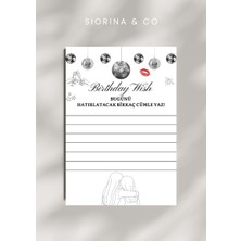 Siorina Events Doğum Günü Dilek Kartı -5 Adet